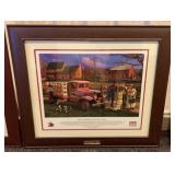 Budweiser "On the Road Again, 1933" Framed Art