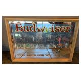 Budweiser Mirrored Clock