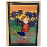Framed Budman Poster