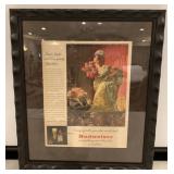 Budweiser Framed Advertising