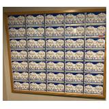 Framed Full Sheet of Busch Bavarian Beer Steel