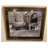Budweiser Champion Horse Show Framed Picture
