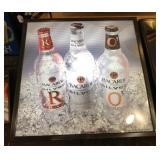 Bacardi Silver Lighted Sign