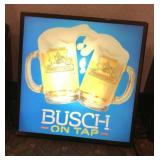 Busch on Tap Lighted Sign