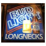 Bud Light Longnecks Lighted Sign