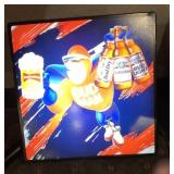 Bud Man Lighted Sign