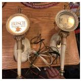 2 Busch Bavarian Beer Lamps