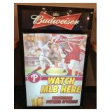 Budweiser Hooters Watch MLB Here Lighted Sign
