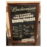 Budweiser A-Frame, side walk sign