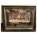Anheuser Busch Framed Mirror