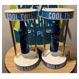 2 Bud Light Cool Twist Signs