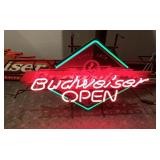 Budweiser Open Neon Sign