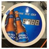Bud Light Clock