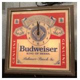Budweiser Plastic Clock