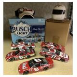 7 pc. Budweiser Racing and 2 Boxes