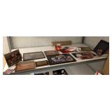 Assorted Framed Pictures and Plaques Anheuser