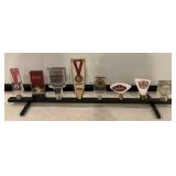 8 Beer Taps on Display Stand