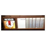 Michelob Clock Menu Board