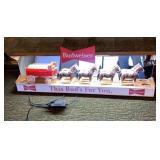 Budweiser Lighted Clydesdale Sign