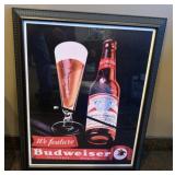 Budweiser Framed Art