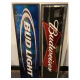Budweiser and Bud Light Signs