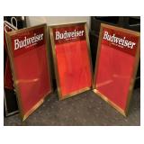 3 Budweiser Display Boards