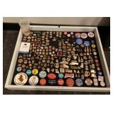 Assorted Budweiser Pins and Cuff Links