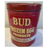 Bud Brand Frozen Egg 30 LB. Can