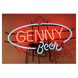 Genny Beer Neon Sign