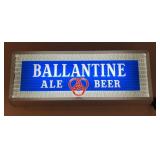 Ballentine Ale Beer Lighted Sign