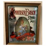Mirrored Anheuser Busch Sign