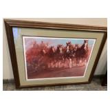 R. McDonald Budweiser Framed Art Print