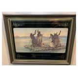 Anheuser Busch Framed Art