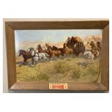 Budweiser Attack on the Overland Stage 1860