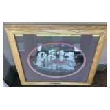 Budweiser Mirrored Framed Art