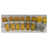 8 John Deere Yellow Spray Paint Cans