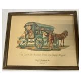 Framed Advertisement "You can