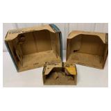 (3) empty Ertl 1/16 scale toy tractor boxes