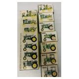 14 John Deere Miniature tractors