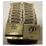 Box of John Deere 150th Anniv. Matchpacks