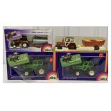 (4) Deutz-Fahr/Renault/Majorette Toy Tractors