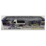 Ertl Polaris Snowmobile w/ Ford Pickup/Trailer