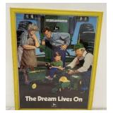Framed John Deere The Dream Lives On Poster