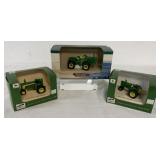 3 1/43 John Deere 8020/Painted Pewter Tractors