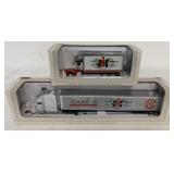 (2) Case IH 100th Anniv. Van & Tractor/Trailer