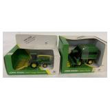(2) 1/64 John Deere Picker & Forage Harvester