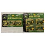 (2) 1/64 John Deere 4000 Series Set & 3 Pc Set