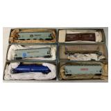 6 Athearn HO train cars