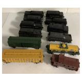12 Lionel train cars