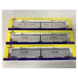 (3) Genesis Auto-Max N Scale Train Cars